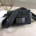 Dior JADIOR Flap Bag Calfskin M8000 Black JH07408Sy67
