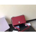 DIORAMA FLAP BAG IN RED GRAINED CALFSKIN WITH LARGE CANNAGE DESIGN M0422 JH07584zm75