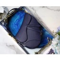 Imitation Dior SADDLE-TAS VAN KALFSLEER M0446C dark blue JH07143Sn26