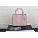 Replica Dior 99002 original leather handbag pink JH07675Pg26