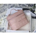 Top DIOR Oblique Jacquard cosmetic bag S5488 pink JH06870aw17