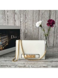Designer Replica Dior JADIOR ON CHAIN Shoulder Bag S0105 White JH07329Fi42