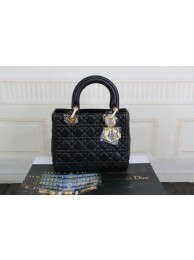 Dior 99002 original leather handbag black JH07677nV16