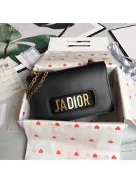 Dior Jadior Flap Bag with Chain Calfskin M9000C black JH07406AS50