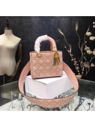 Fashion Dior mini Lady Dior Bag Original Sheeepskin Leather CD3891 Pink JH07399fa20