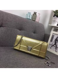 Imitation Dior Original Cowhide mini Shoulder Bag 3780 gold JH07570PU57
