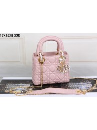 Replica Dior mini 99001 original leather pink JH07680Ny84